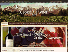Tablet Screenshot of georgianwinesociety.co.uk